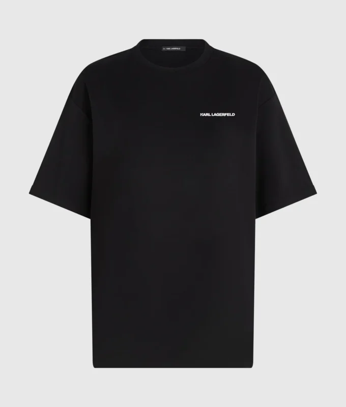 Özel “Karl told me” rahat tişört Özel “Karl told me” rahat tişört