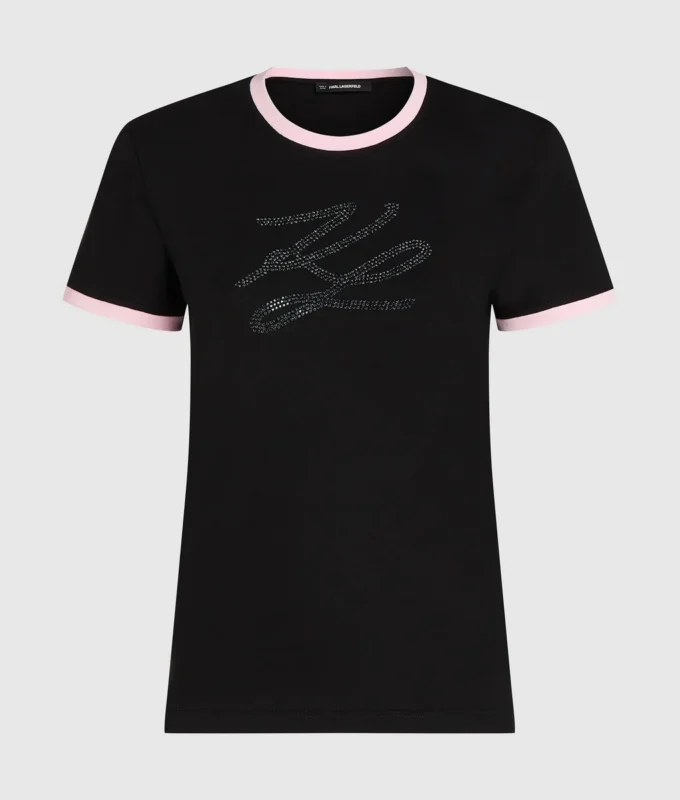 Özel yapay elmas Autograph tişört Özel yapay elmas Autograph tişört